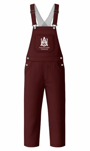 alabama a&m bib overalls